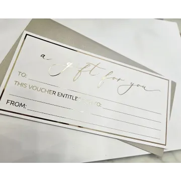 Luxury Gift Certificate